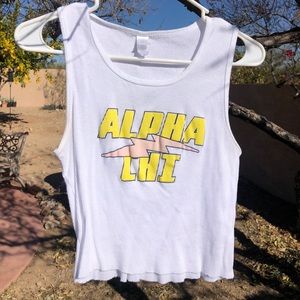 Alpha Chi Cropped Tank Top!